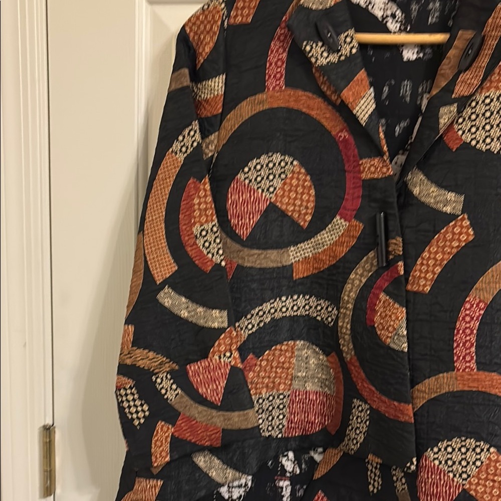 Artistic Patchwork Jacket - image 4